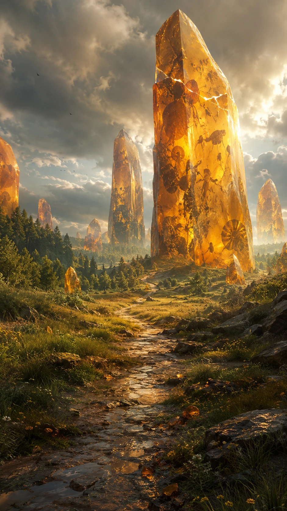 Golden wilderness of preserved moments